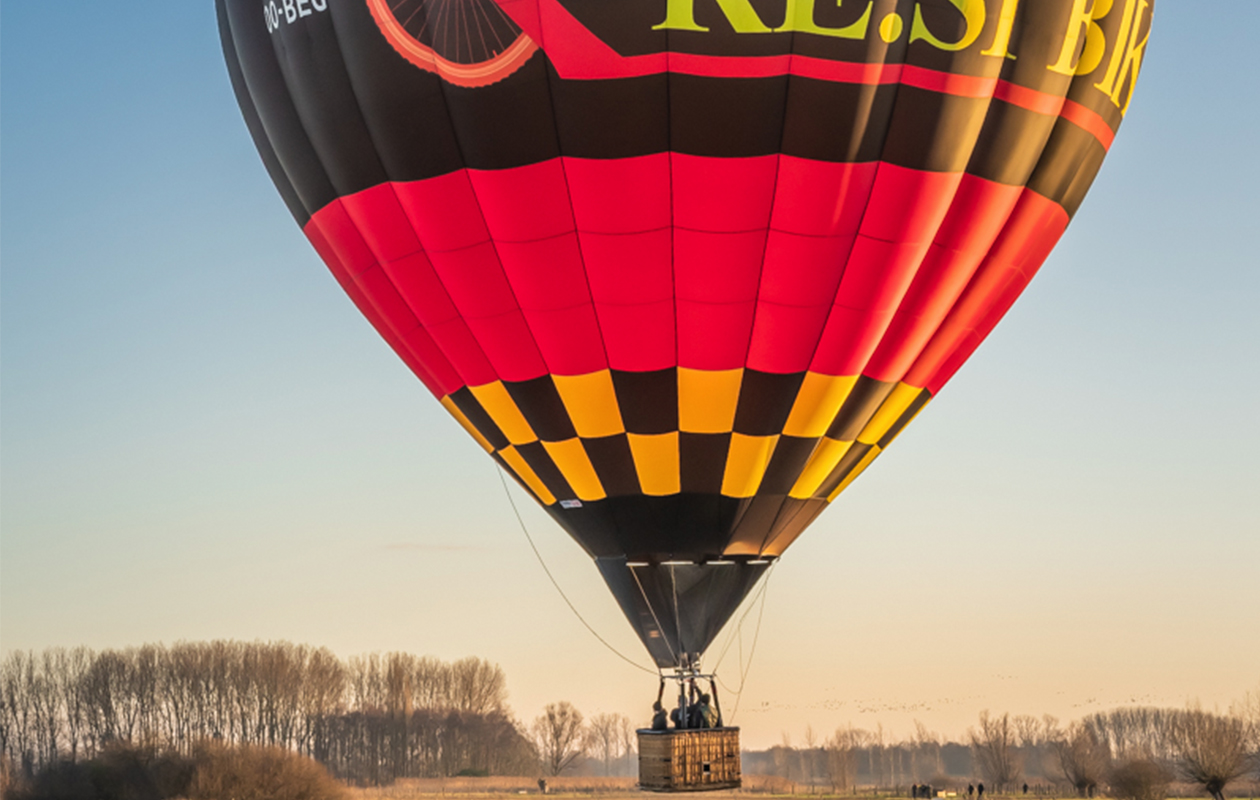 Deluxe ballonvaart van +/- 1 uur  incl. champagne