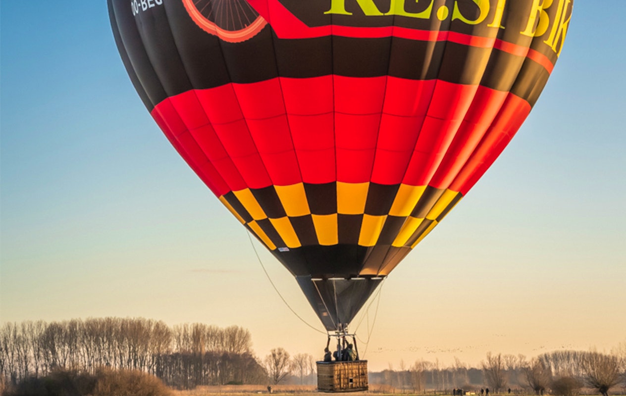 Deluxe ballonvaart van +/- 1 uur  incl. champagne