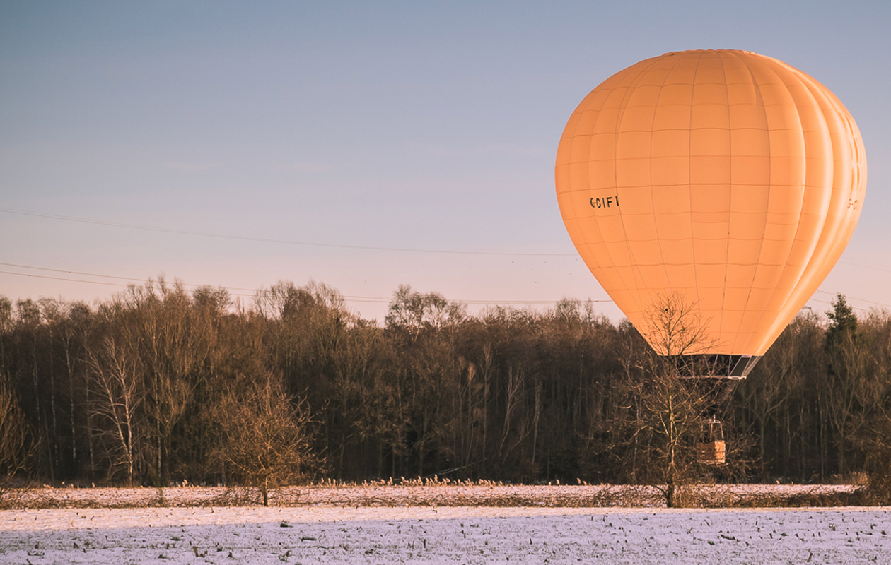 Deluxe ballonvaart van +/- 1 uur  incl. champagne