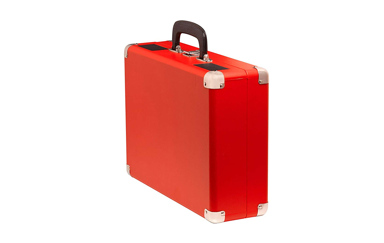 Speel je LP's af in de draagbare retro Denver VPL-120 Platenspeler