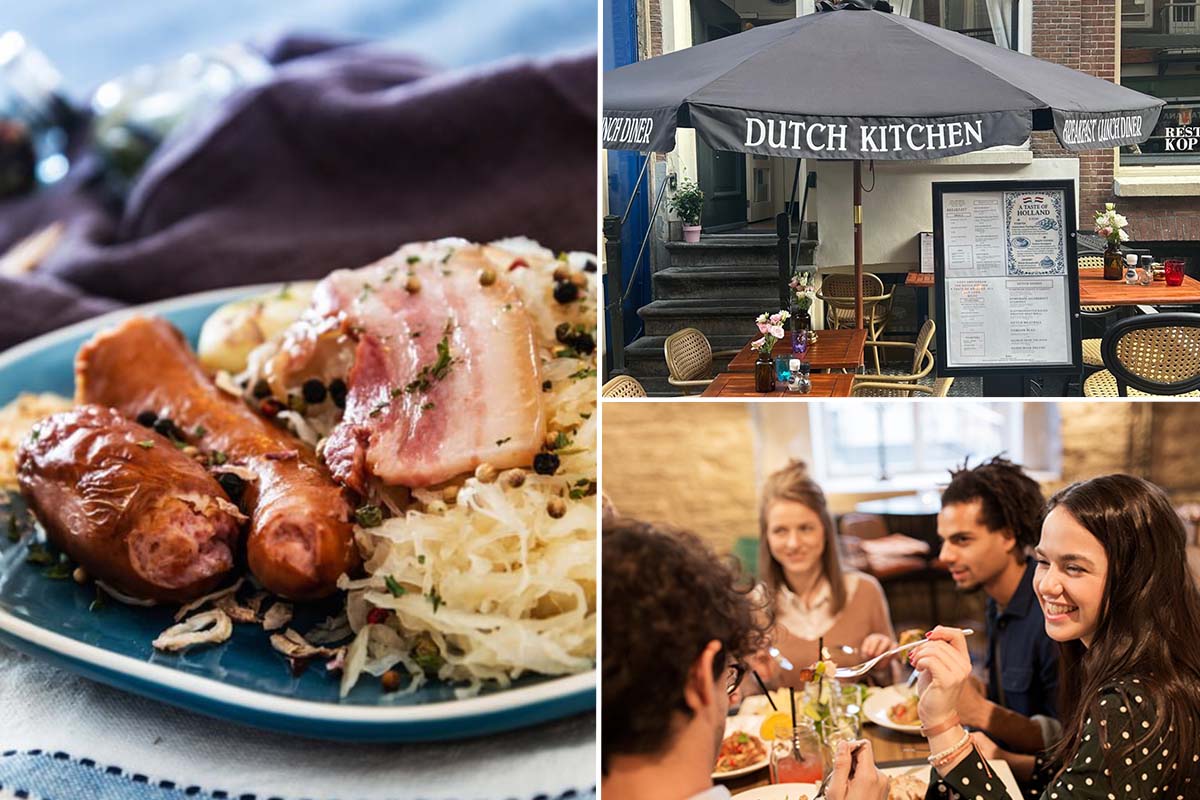 Hollands 3-gangendiner in hartje Amsterdam