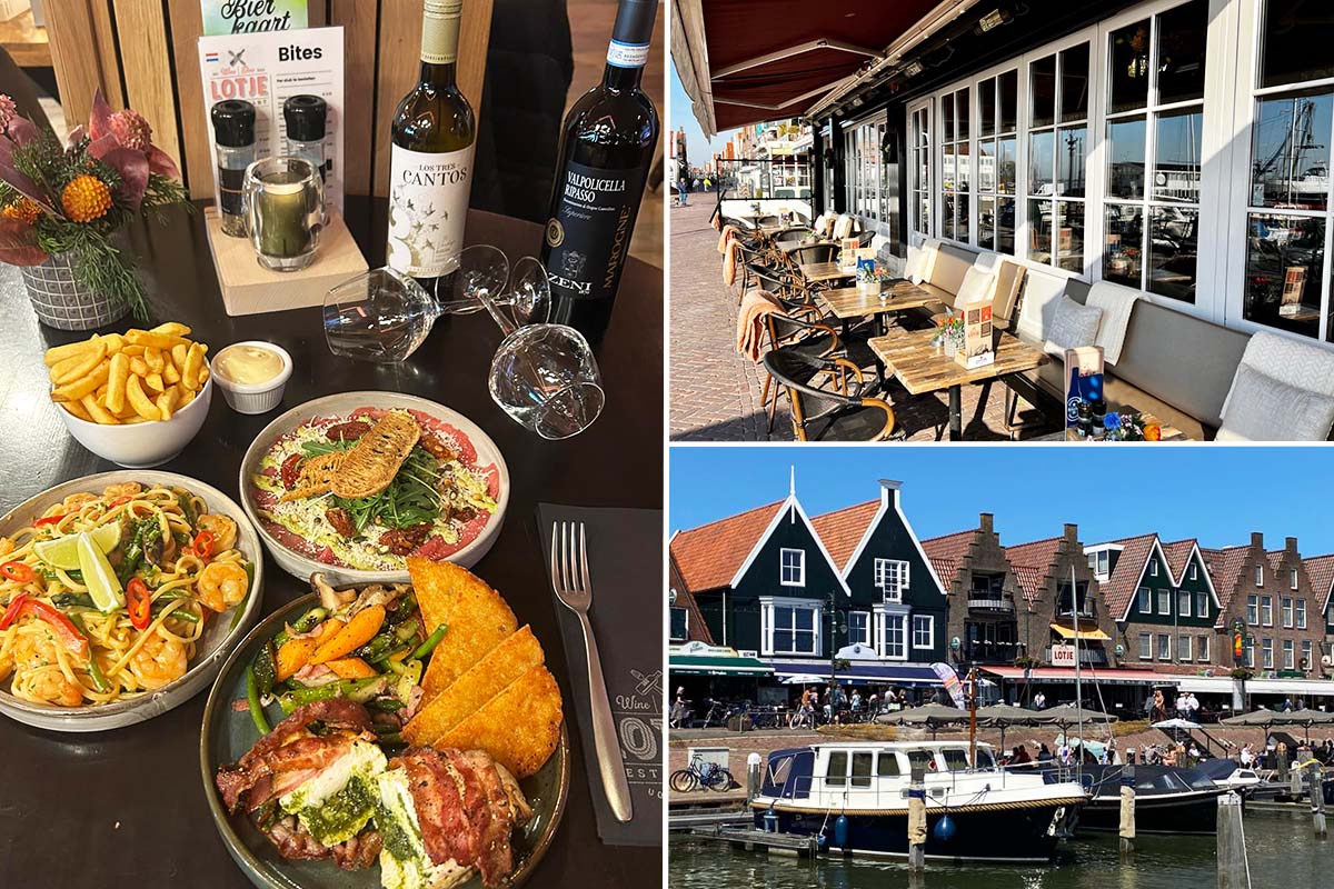 3-gangen keuzediner bij Lotje Wine & Dine in Volendam
