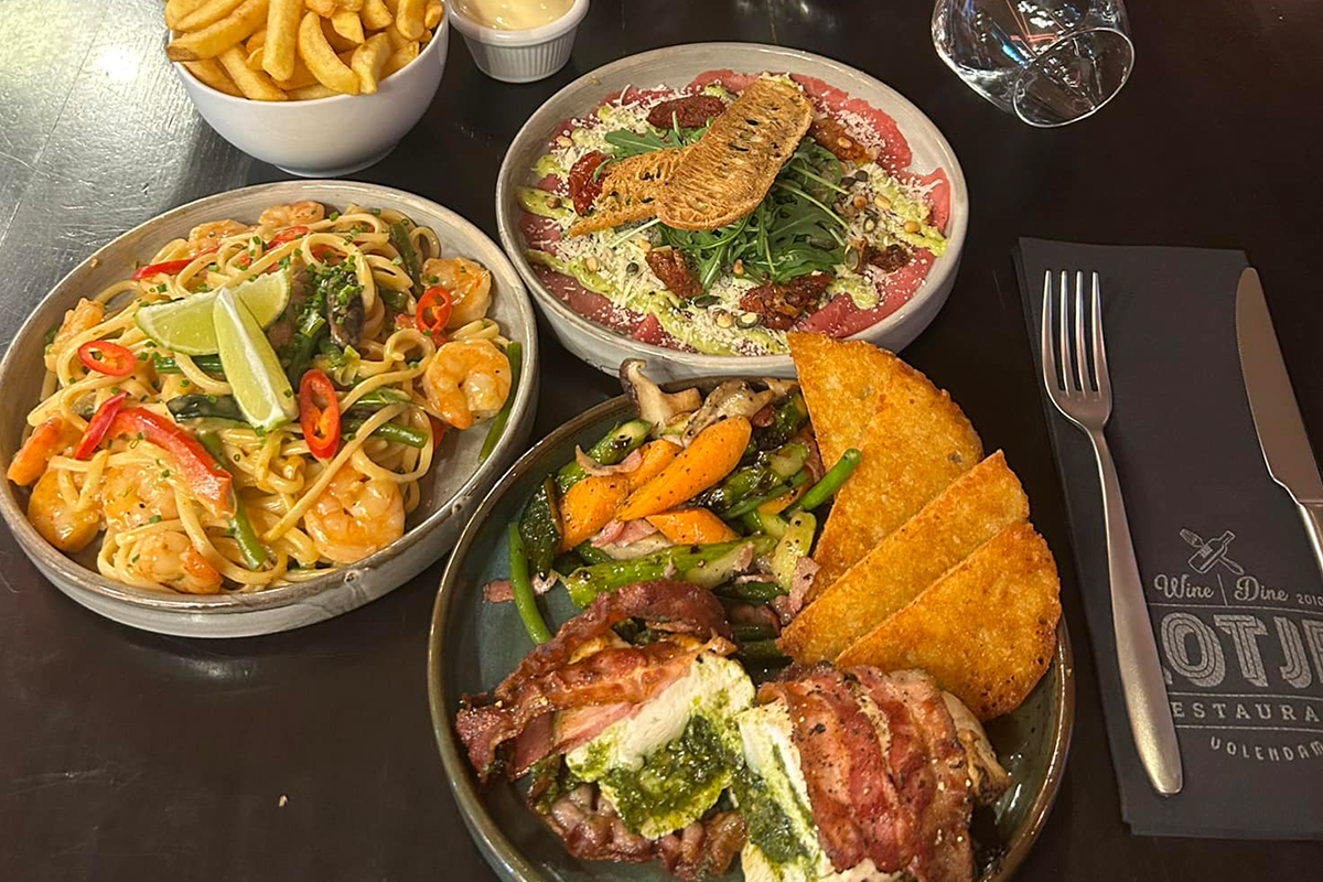 3-gangen keuzediner bij Lotje Wine & Dine in Volendam