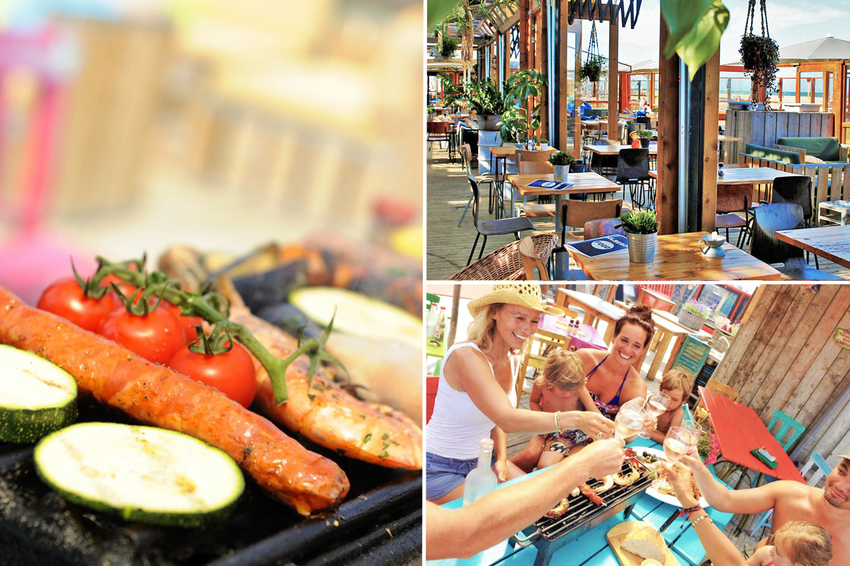 Bereid je eigen maaltijd op de BBQ aan tafel bij Solbeach Scheveningen