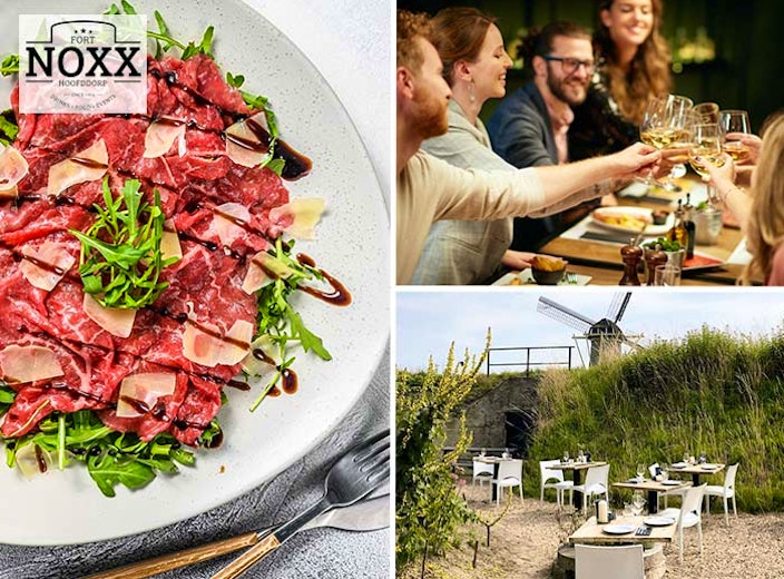 3-gangen keuzediner bij Fort NOXX