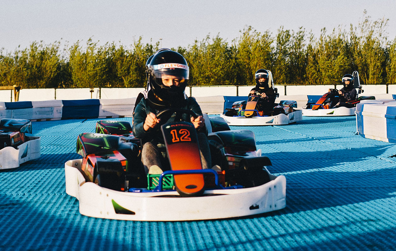 Drift Karten op het unieke circuit bij Flevonice, de ultieme driftsensatie!