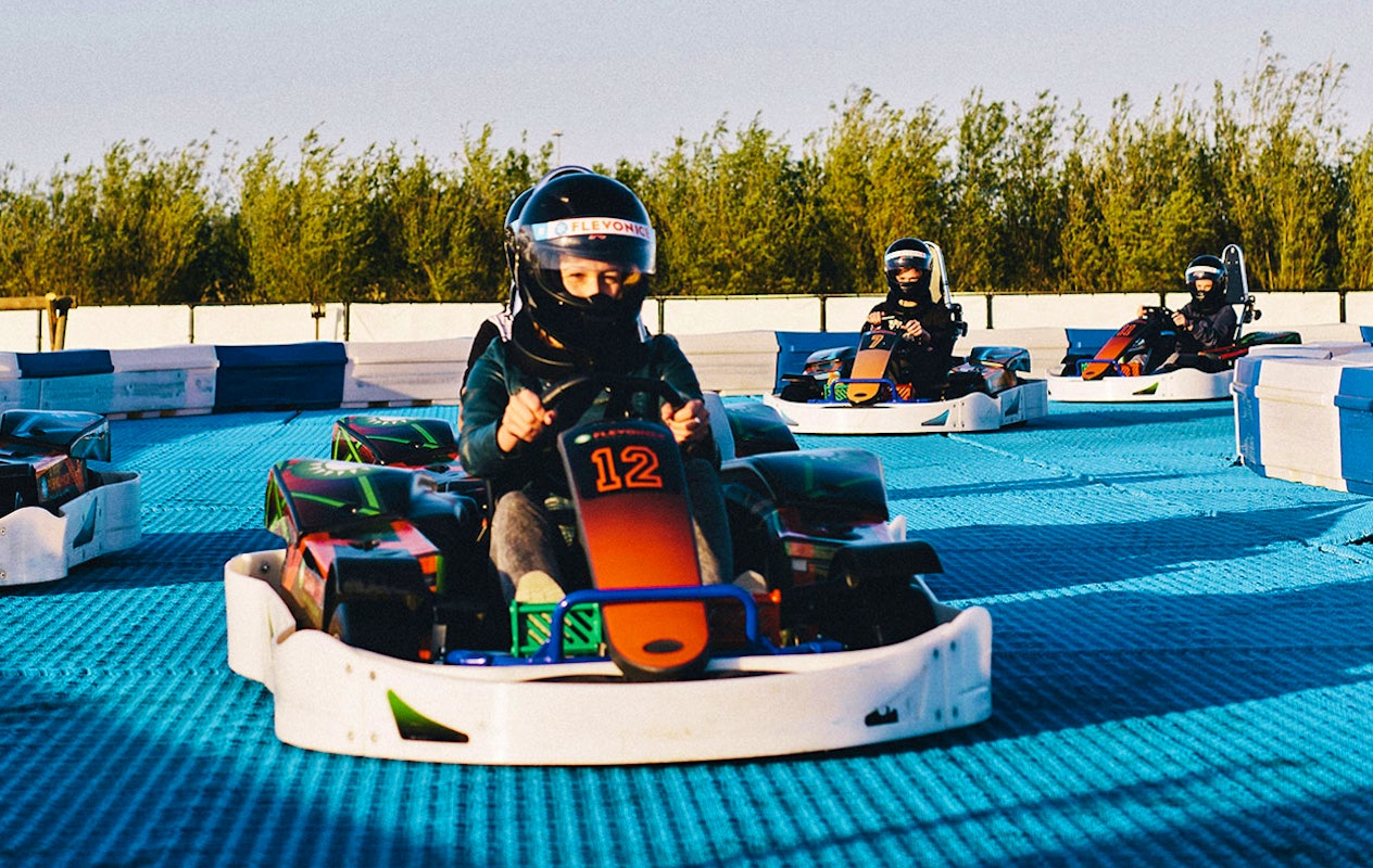 Drift Karten op het unieke circuit bij Flevonice, de ultieme driftsensatie!