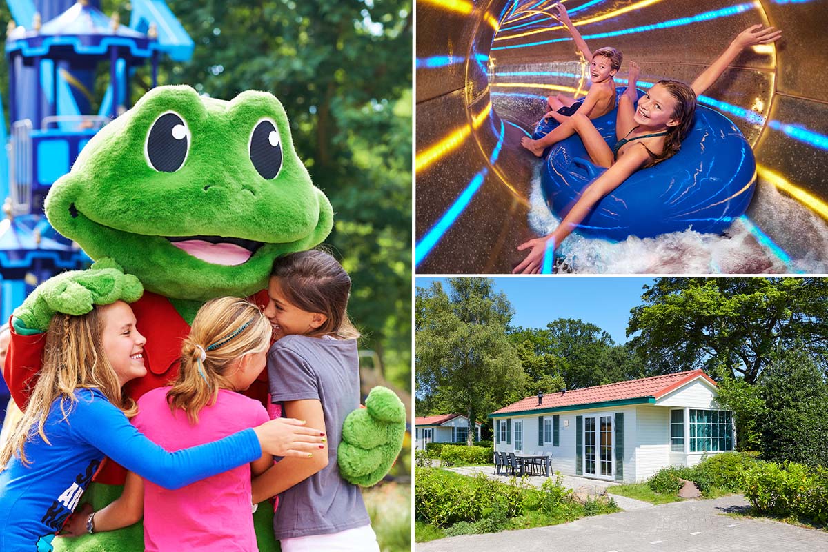 Verblijf in een 4 of 6 persoons Duingalow op Duinrell