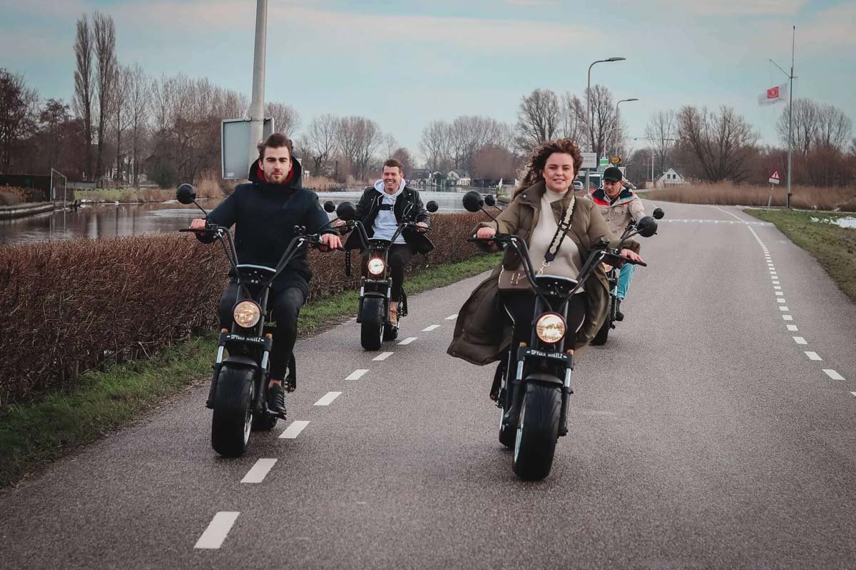 E-chopper huren (3 uur) Scooterverhuur Limburg
