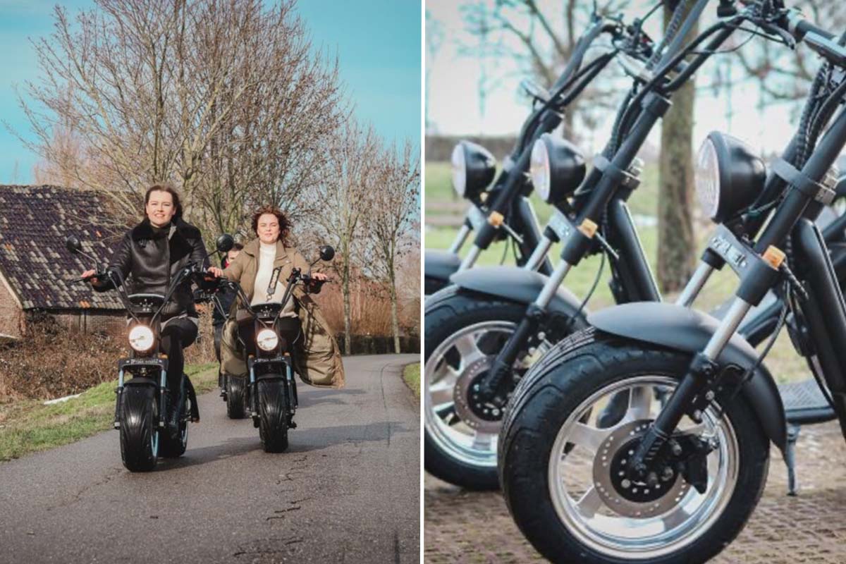 Huur E-chopper of elektrische fiets (4 of 8 uur) bij Electric Drive Rental 