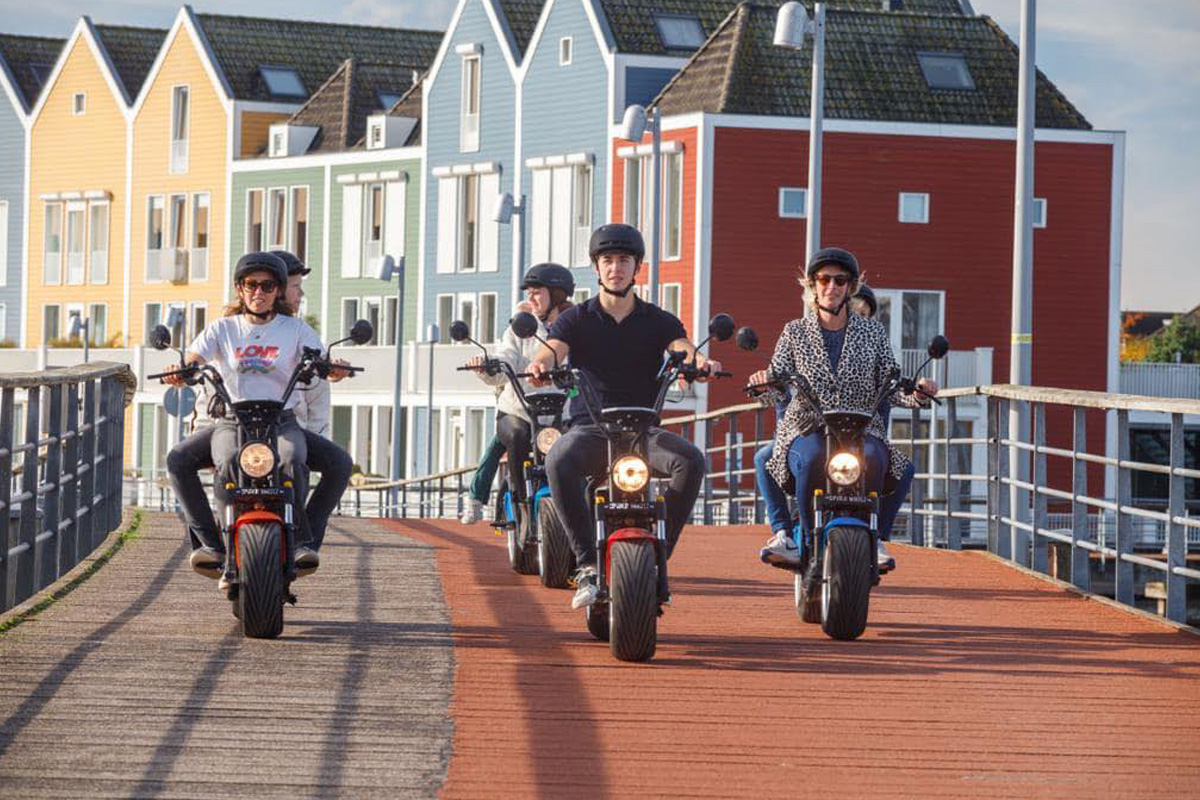 Huur E-chopper of elektrische fiets (4 of 8 uur) bij Electric Drive Rental 