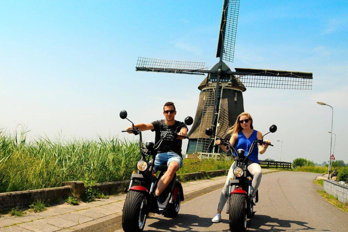 E-chopper tour in Amsterdam of Weesp (2 of 4 uur)