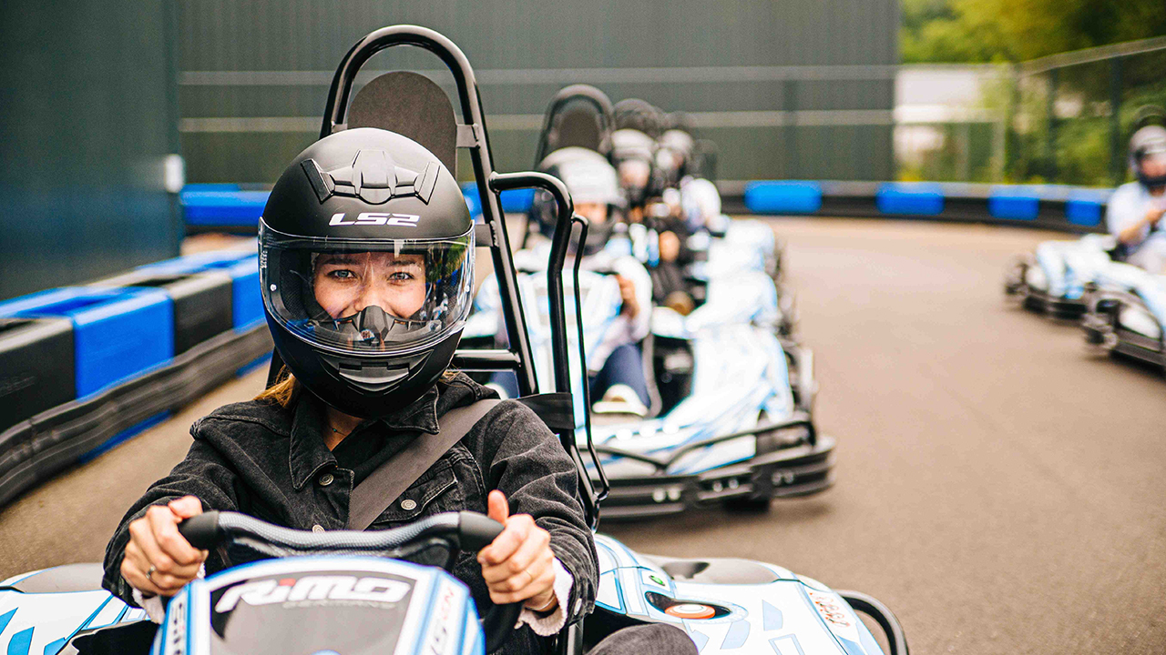 2 heats E-karten bij ZERO55 in Enschede 