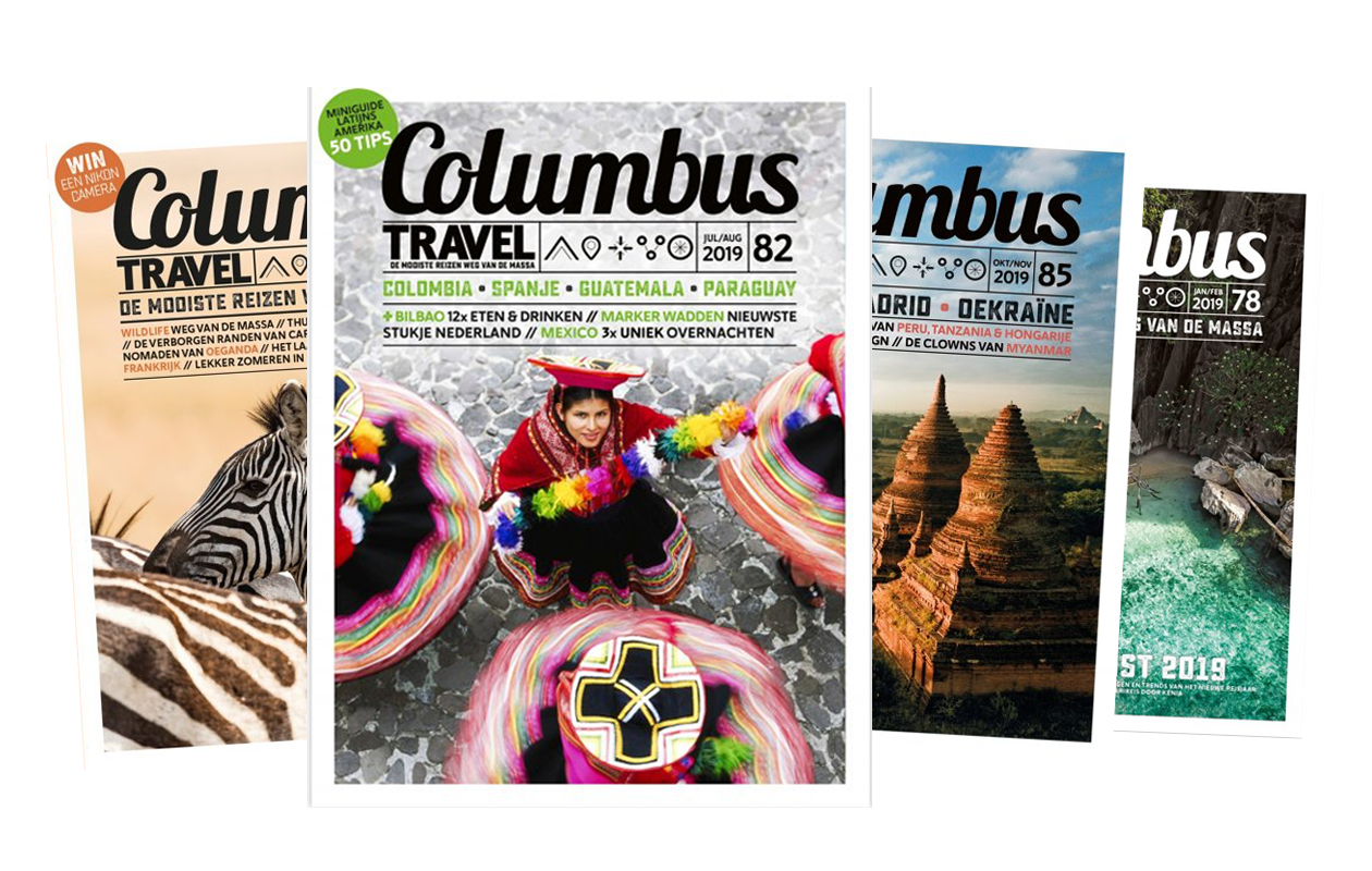 Een halfjaarabonnement op Columbus Travel magazine