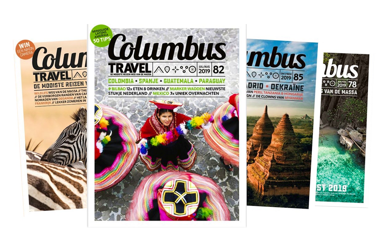 Een halfjaarabonnement op Columbus Travel magazine