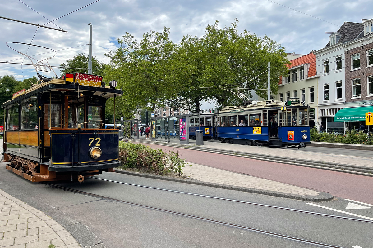 Eindejaarsrit met Electrische Museumtramlijn Amsterdam
