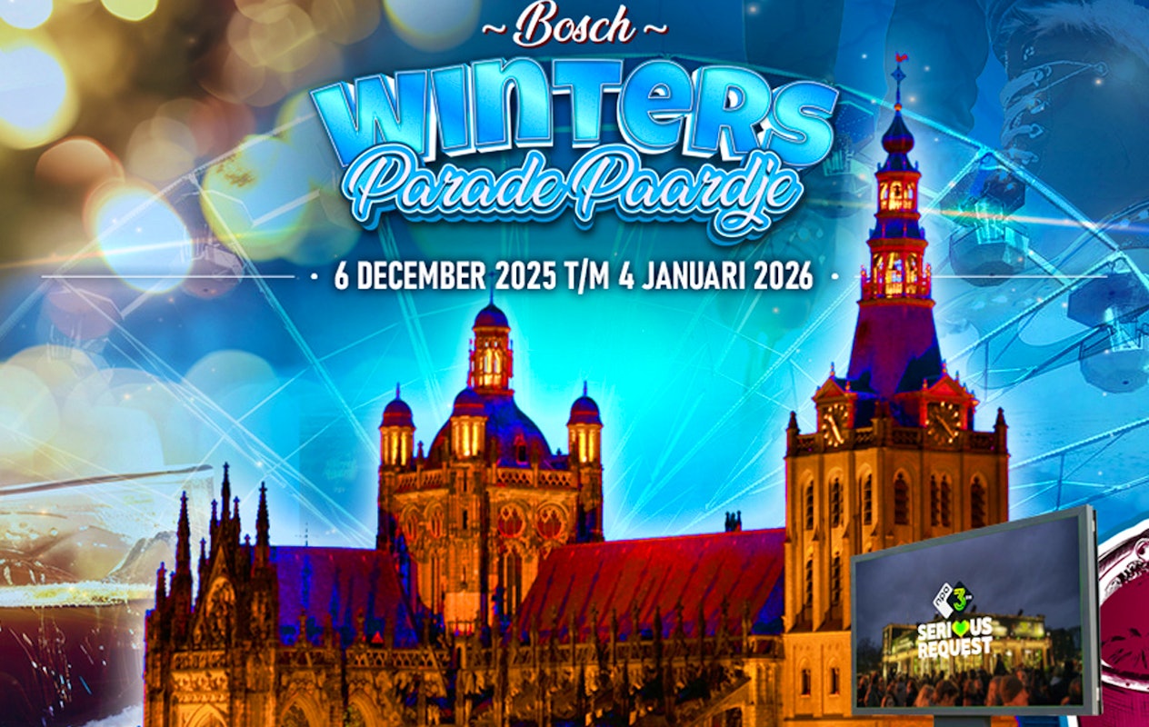 Schaatsen + draaimolen + consumpties bij Bosch Winters Paradepaardje