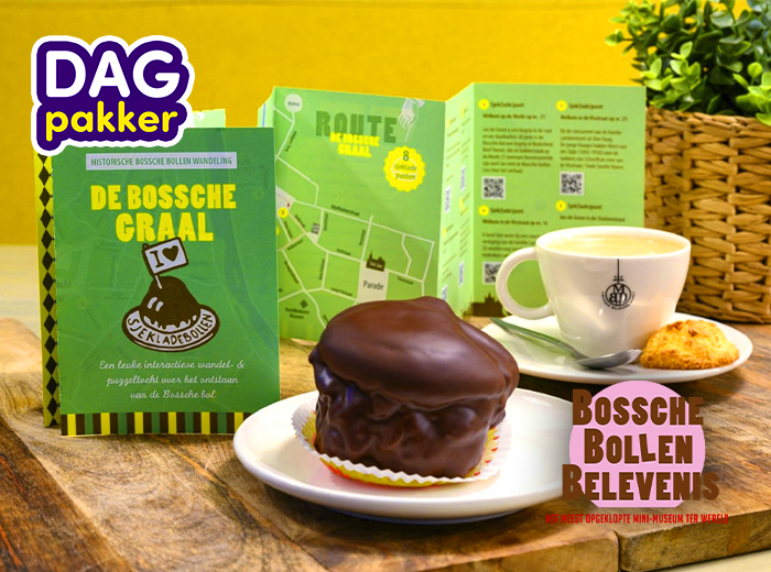 Entree + Bossche Bollen wandeling + koffie met Bossche Bol