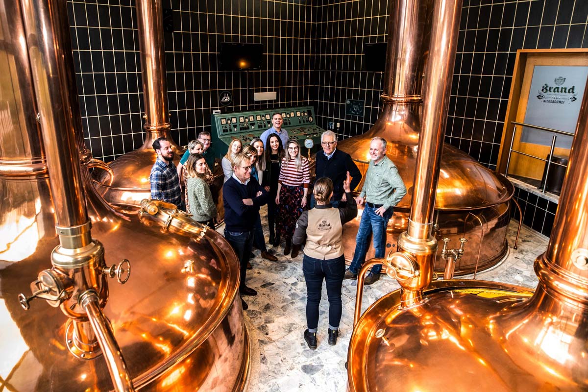 Brand Bier Beleving bij Brand Bierbrouwerij in Wijlre