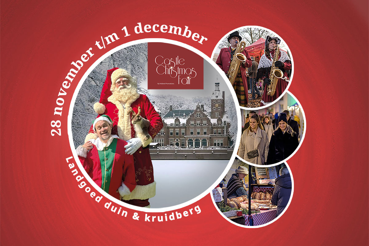 Entreeticket Castle Christmas Fair, inclusief koffie of thee