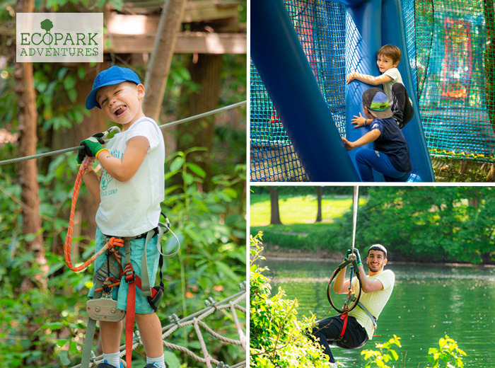Billet d'entrée Ecopark Adventures + éventuellement Ecopark Legends