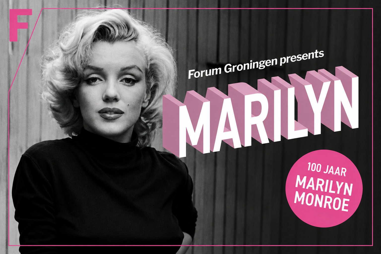 Eintrittsticket für die Ausstellung Marilyn