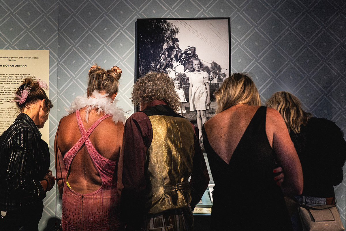 Eintrittsticket für die Ausstellung Marilyn
