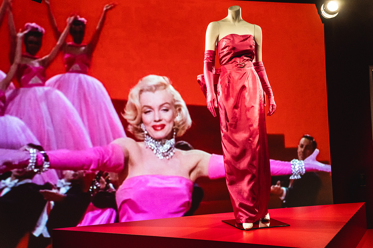 Eintrittsticket für die Ausstellung Marilyn