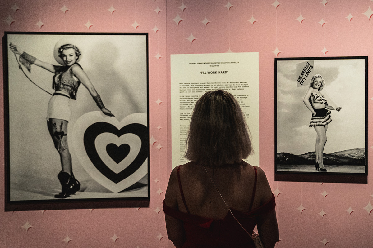 Eintrittsticket für die Ausstellung Marilyn