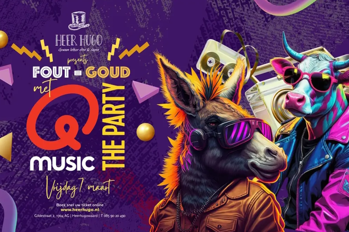 Entree FOUT = GOUD met Q-Music 'The Party' 