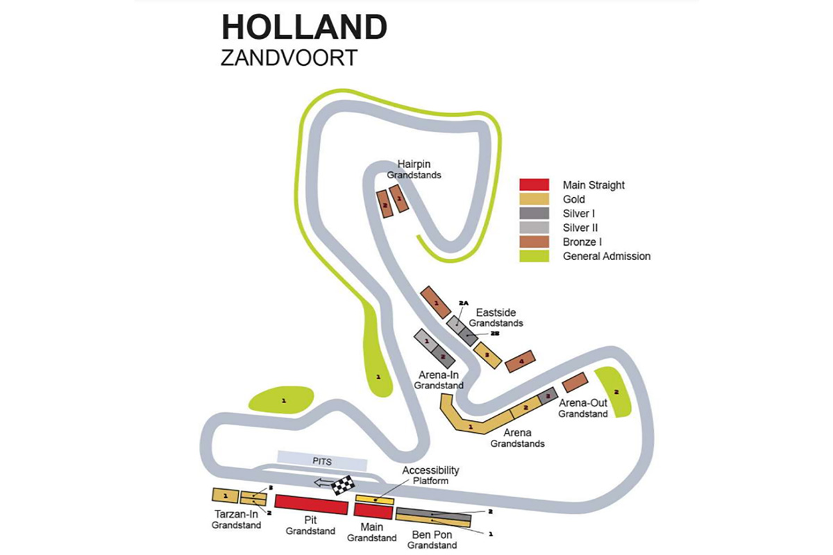 Entreeticket Grand Prix Zandvoort