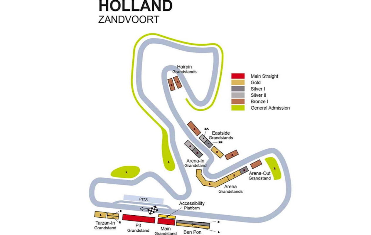 Entreeticket Grand Prix Zandvoort