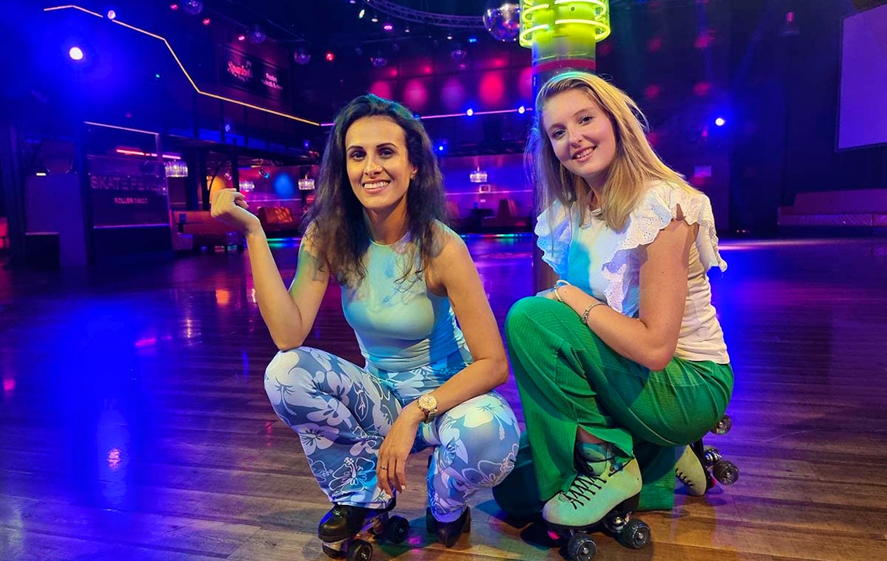 Entree + huur rolschaatsen bij Skate Fever