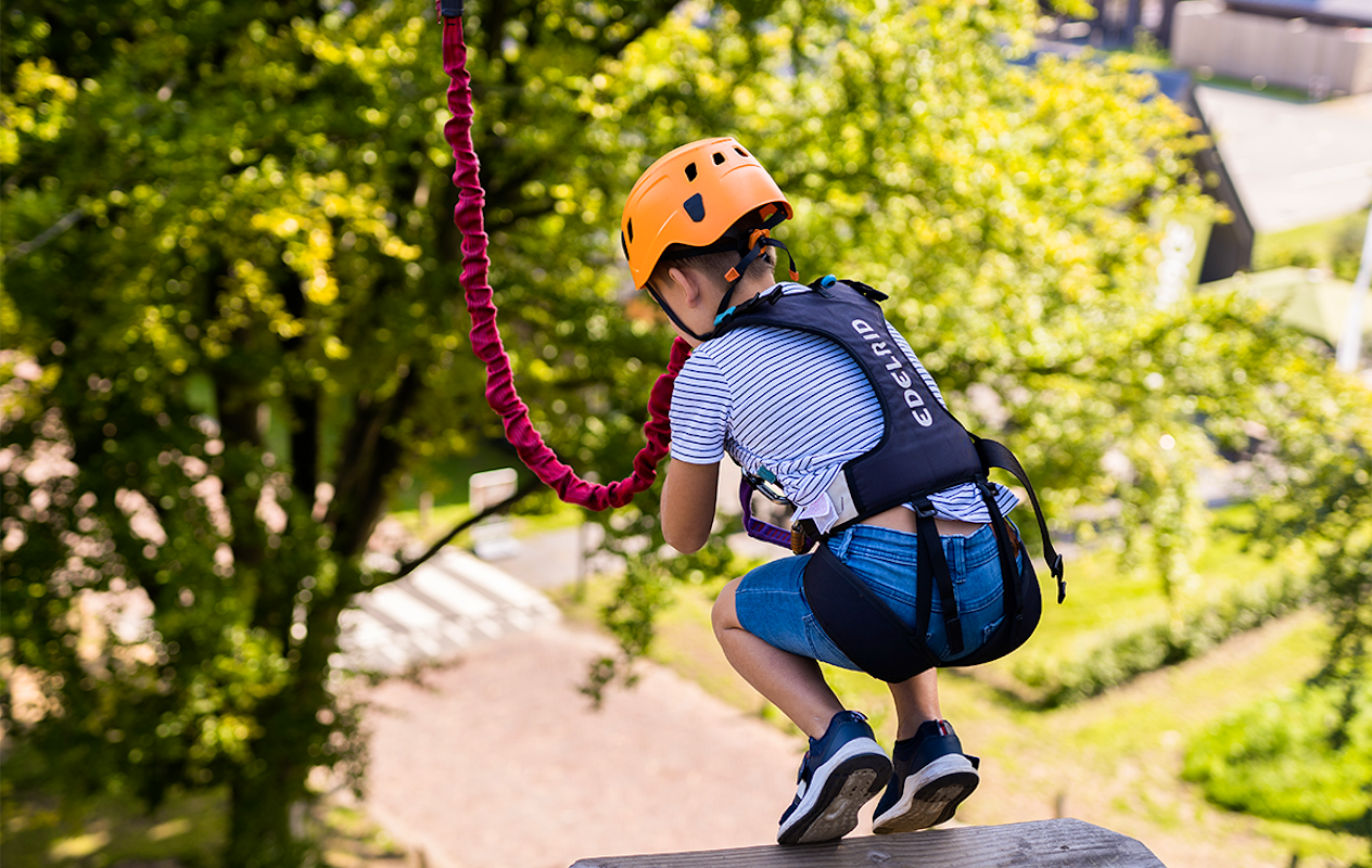 2,5 uur klimmen bij Klimbos Harderwijk incl. Free Fall
