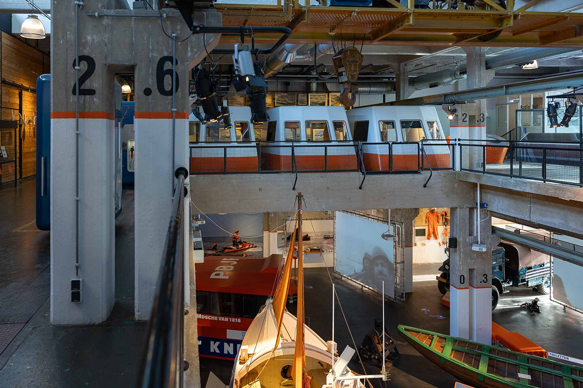 Entree voor Nationaal Reddingmuseum Dorus Rijkers