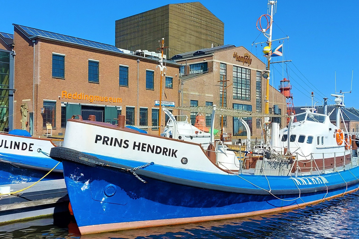 Entree voor Nationaal Reddingmuseum Dorus Rijkers