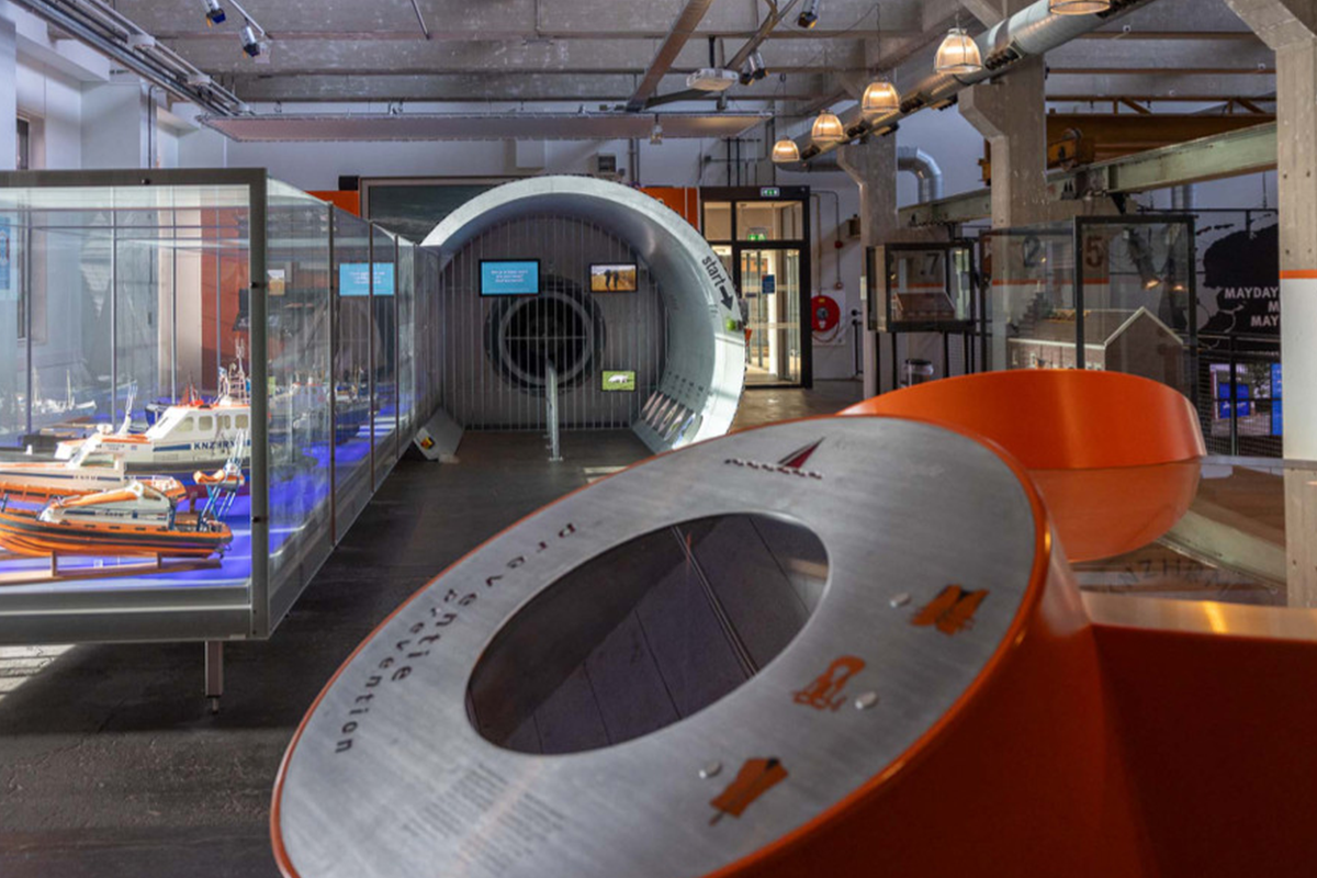 Entree voor Nationaal Reddingmuseum Dorus Rijkers