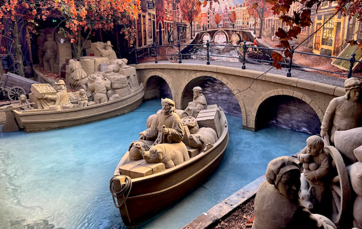 Entreeticket + warme drank en appelgebak bij Zandsculpturen Garderen