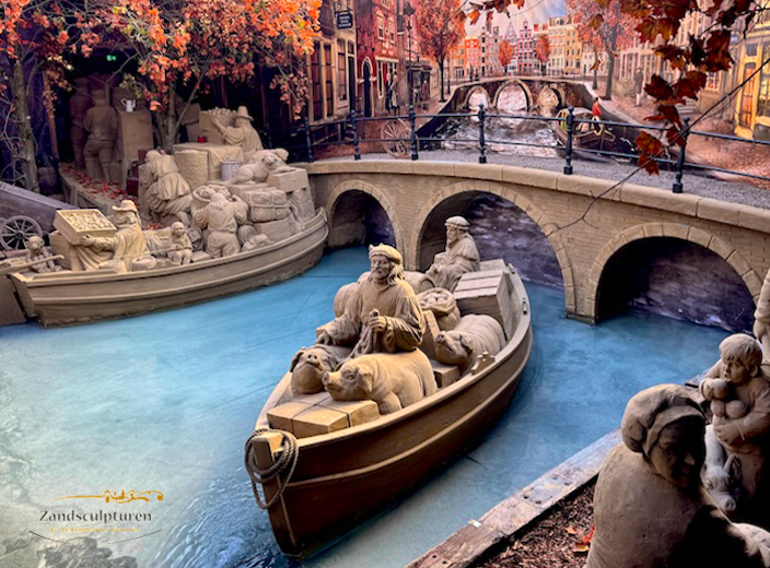 Entreeticket + koffie en appelgebak bij Zandsculpturen Garderen