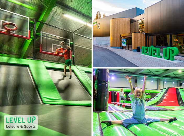Entreeticket Trampoline park of Inflatable park + Slush in Edegem