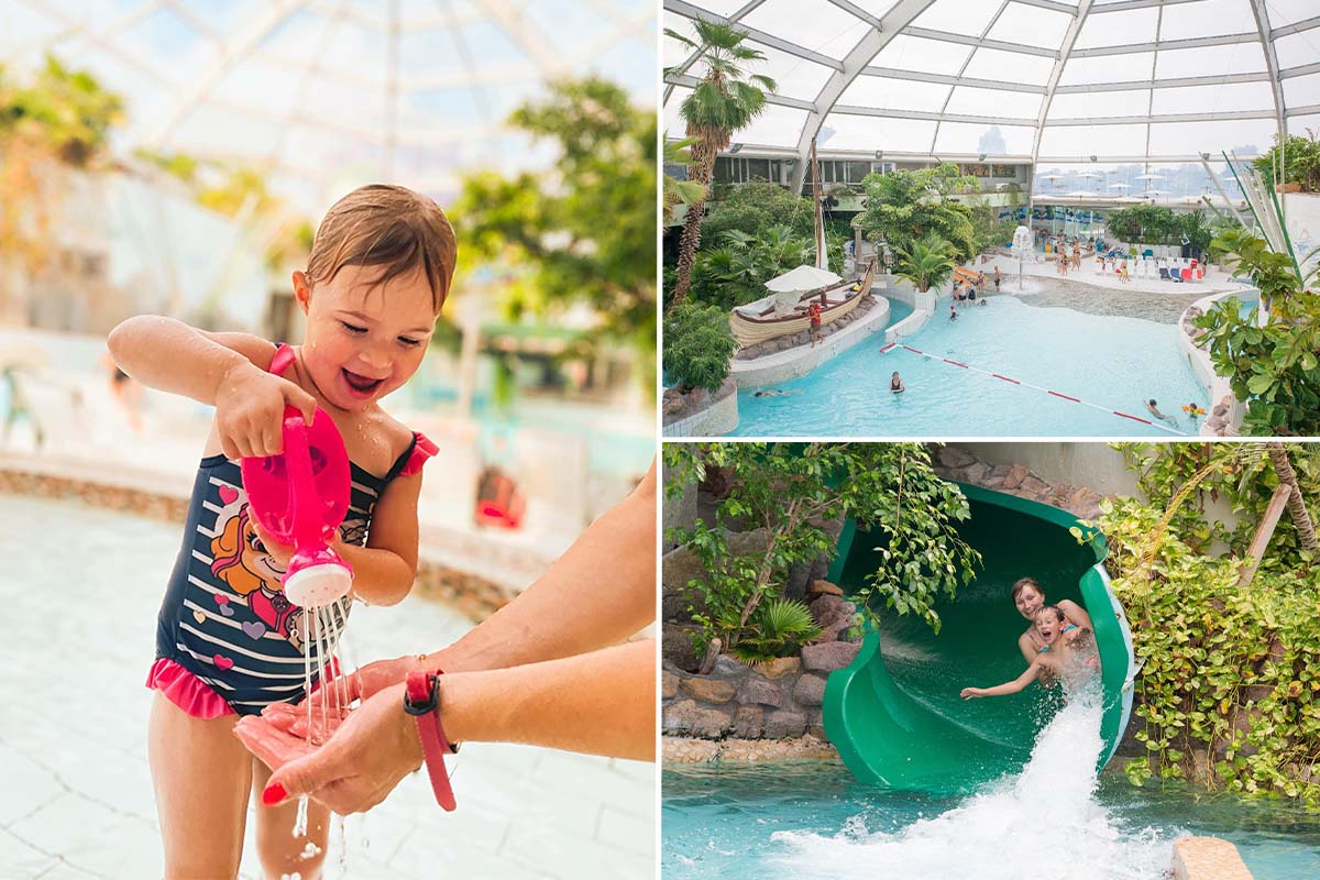 Entree zwemparadijs Aquafun bij Sunparks Oostduinkerke 