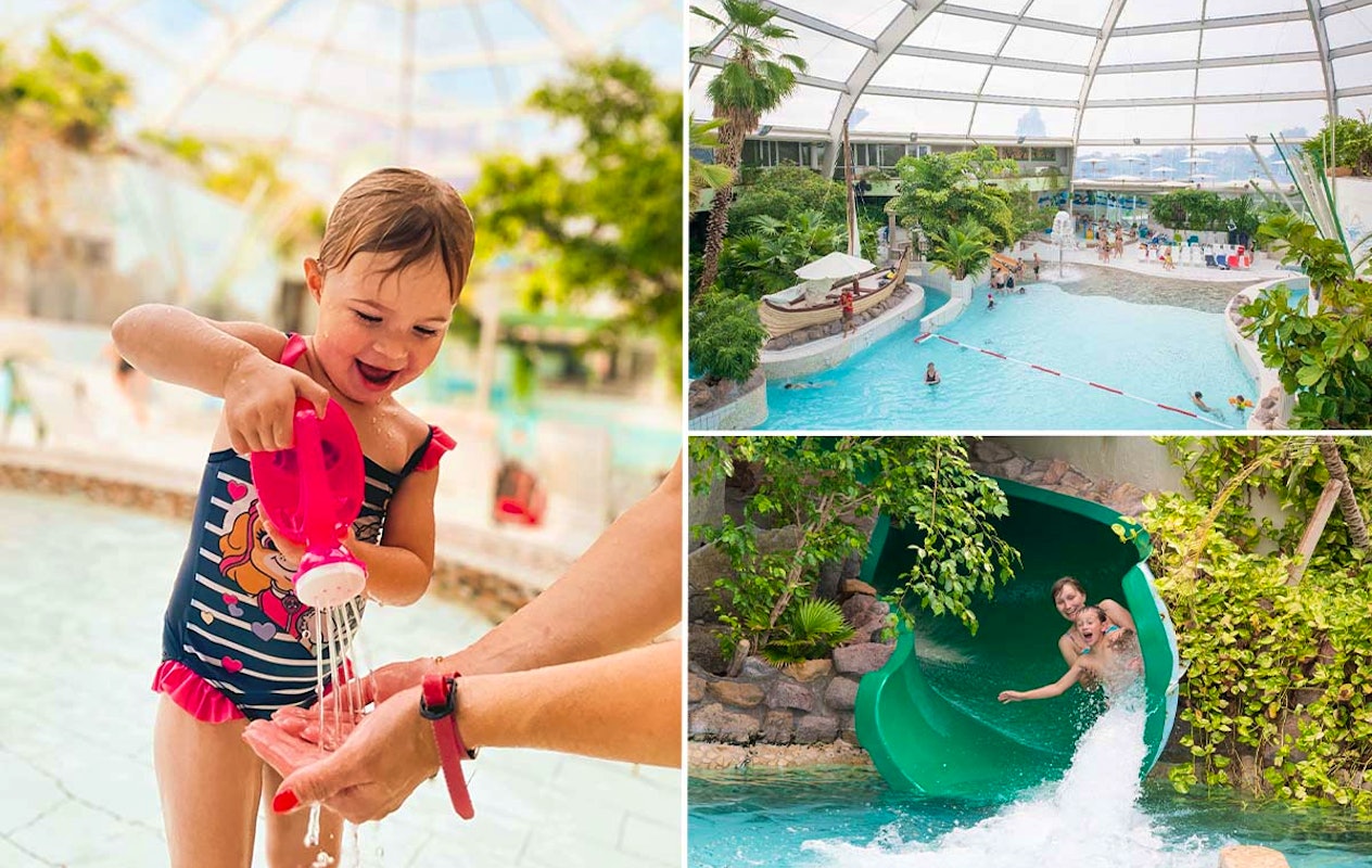 Entree zwemparadijs Aquafun bij Sunparks Oostduinkerke