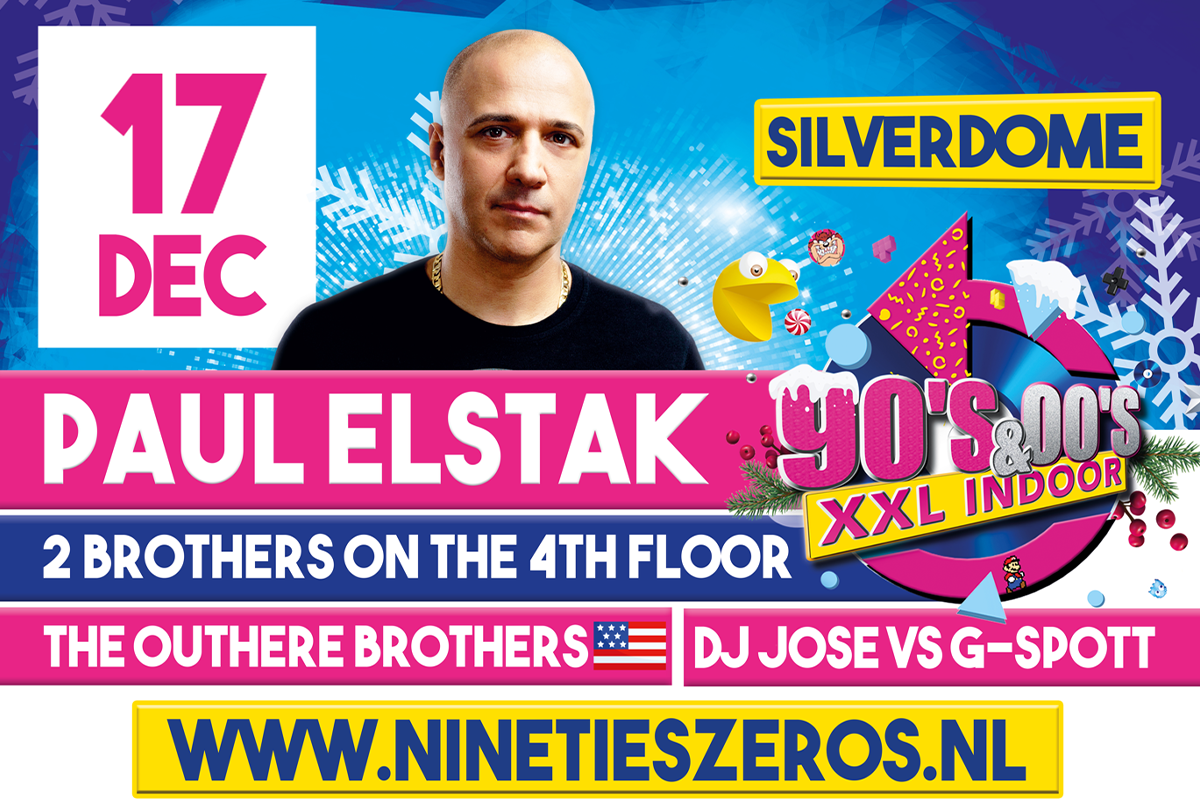 Entreeticket 90's & 00's XXL Indoor Party in Silverdome Zoetermeer