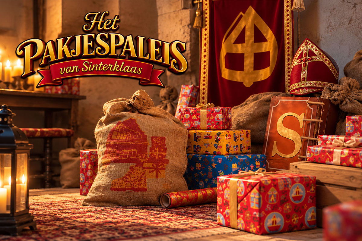 Eintrittskarte für den Geschenkepalast des Sinterklaas