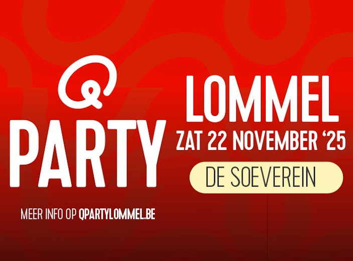 Entreeticket Q-Party Lommel, 22 november 2025