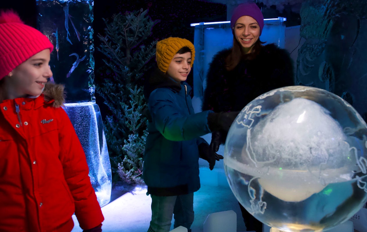 Entreeticket IJsmuseum Icecarving