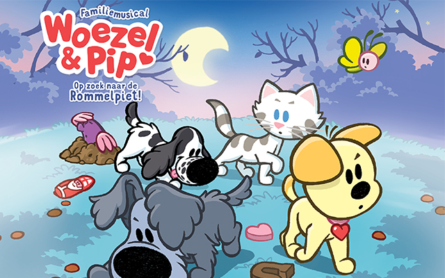 Entreeticket voor Woezel & Pip Op zoek naar de Rommelpiet!