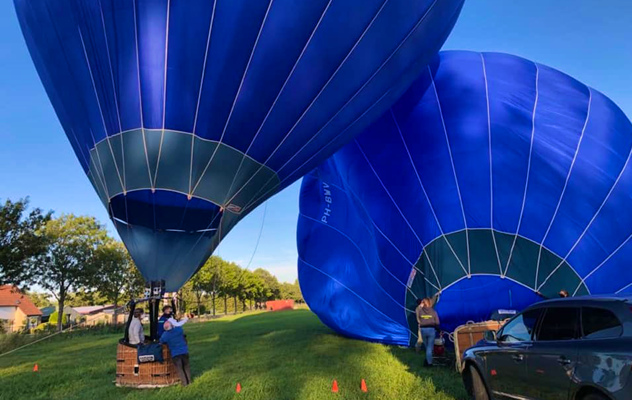 Exclusieve luchtballonvaart van 1 uur met Ballonvaren Zeeland
