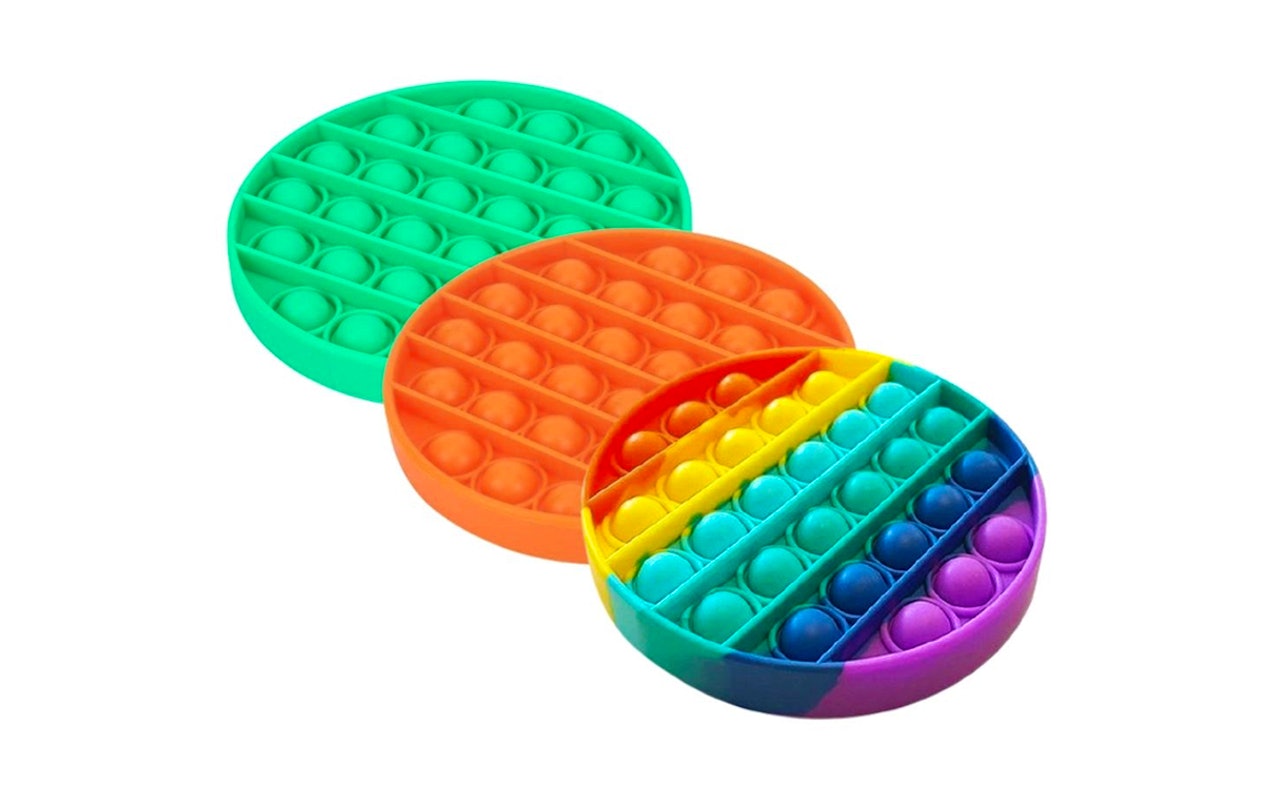 Pop It Fidget rond - 3 stuks