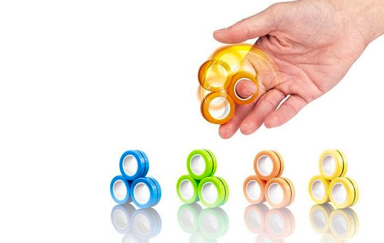 Fidget Toys: Pea Poppers en magnetische ringen